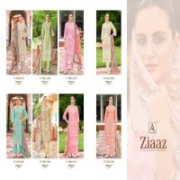 Alok Ziaaz Wholesale Pure Cambric Lawn Pakistani Embroidery Dress Material