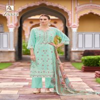 Alok Ziaaz Wholesale Pure Cambric Lawn Pakistani Embroidery Dress Material