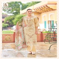 Alok Ziaaz Wholesale Pure Cambric Lawn Pakistani Embroidery Dress Material