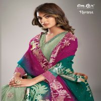 Omtex Henna Wholesale Russian Silk With Embroidery Salwar Suits