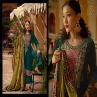 AIQA Surkh Wholesale Pure Velvet With Fancy Work Winter Salwar Suits