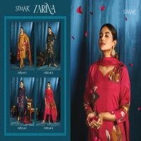 Glossy Simar Zarina Wholesale Pure Viscose Muslin With Handwork Suits