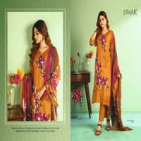 Glossy Simar Sameera Wholesale Viscose Muslin With Handwork Suits