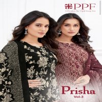 PPF Prisha Vol-3 Wholesale Pure Cotton Printed Dress Material