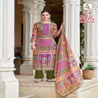 bella vol 10 by alok muslin print casual pakistani dress material