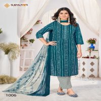 nikhar vol 10 by suryajyoti cotton print readymade salwar suit