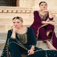 suhaag alok velvet designer pakistani winter special dress material