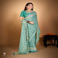 kiyra meher amazing print dull moss best saree online