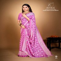 kiyra meher amazing print dull moss best saree online