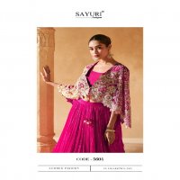 sayuri designer raas chinon silk readymade classic indo western dress exports