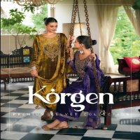 korgen by ibiza viscose velvet designer winter Salwar Suits