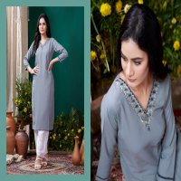 Moksh Giva Vol-1 Wholesale Maaza Cotton Hand Work Long Kurtis