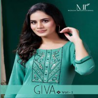 Moksh Giva Vol-1 Wholesale Maaza Cotton Hand Work Long Kurtis