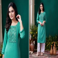 Moksh Giva Vol-1 Wholesale Maaza Cotton Hand Work Long Kurtis