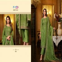 Vipul Ariyah Wholesale Shimmer Organza With Heavy Embroidery Straight Suits