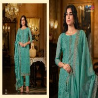 Vipul Ariyah Wholesale Shimmer Organza With Heavy Embroidery Straight Suits