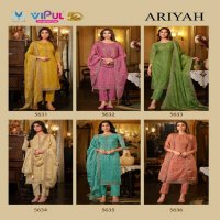 Vipul Ariyah Wholesale Shimmer Organza With Heavy Embroidery Straight Suits