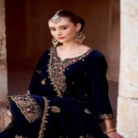 Alok Sanskriti Wholesale Premium Velvet Designer With Work Winter Dress Material