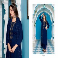 Sweety Prague Wholesale Fancy Chinon Kurti With Bottom And Dupatta