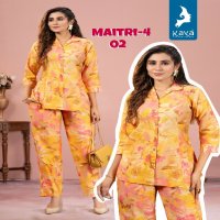 Kaya Maitri Vol-4 Wholesale 2 Piece Cord Set Collection