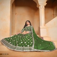 Mehvish Vol-2 Wholesale Organza Fabrics Lehenga Choli