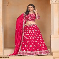 Mehvish Vol-2 Wholesale Organza Fabrics Lehenga Choli