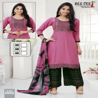 Dee Cee Mulberry Wholesale Rayon Top With Pant And Dupatta Kids Suits