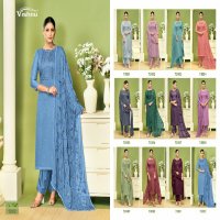 Vishnu Nagina Vol-2 Wholesale BSY Chinon Pattern Dress Material