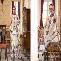 jaymee by joh rivaaj linen khatha work new trendy saree exports