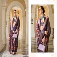 jaymee by joh rivaaj linen khatha work new trendy saree exports