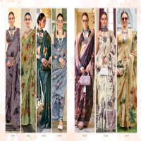 jaymee by joh rivaaj linen khatha work new trendy saree exports