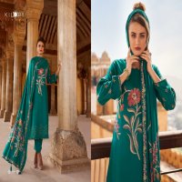 Kilory Crystal Wholesale Pure Viscose Pashmina With Fancy Embroidery Winter Suits