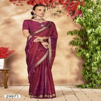 Vallabhi Remi Wholesale Moss Chiffon Indian Sarees