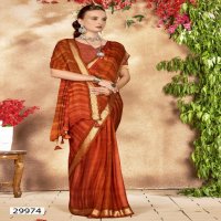 Vallabhi Remi Wholesale Moss Chiffon Indian Sarees