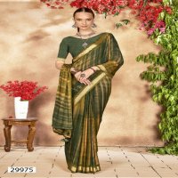 Vallabhi Remi Wholesale Moss Chiffon Indian Sarees