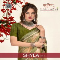 Vallabhi Shyla Vol-3 Wholesale Moss Georgette Indian Sarees