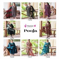 Mystic 9 Pooja Vol-7 Wholesale Aliya Cut Kurti With Pant And Dupatta