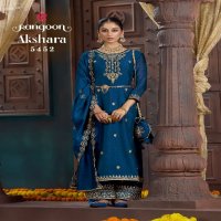 Rangoon Akshara Wholesale Silk With Fancy Code Work Readymade Suits