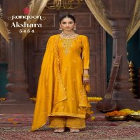 Rangoon Akshara Wholesale Silk With Fancy Code Work Readymade Suits