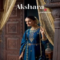 Rangoon Akshara Wholesale Silk With Fancy Code Work Readymade Suits