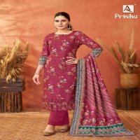 Alok Prisha Wholesale Premium Woolen With Embroidery Winter Dress Material