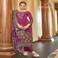 roli moli creation faiza pashmina winter special dress material