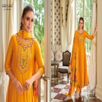 begum jaan by lily And lali anarkali style vichitra silk full stitch party wear suit