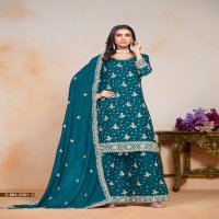 Abida Vol-2 Wholesale Chinon Fabrics Free Size Stitched Suits