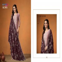 Vipul Alma Wholesale Velvet Satin With Embroidery Winter Suits