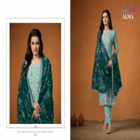 Vipul Alma Wholesale Velvet Satin With Embroidery Winter Suits