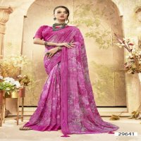 Vallabhi Navita Vol-3 Wholesale Georgette Fabrics Indian Sarees Catalog