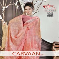 Vallabhi Carvaan Vol-11 Wholesale Brasso Fabrics Ethnic Sarees