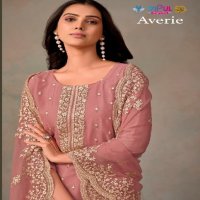 Vipul Averie Wholesale Organza Chiffon With Embroidery Straight Suits