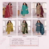 Tarika Kala Jaipuri Vol-6 Wholesale Cotton Dupatta Dress Material